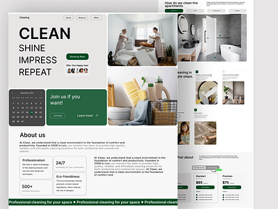 CLEANING SERVICE animation branding cleaner cleaning cleaningcompany cleaningservice design graphic design green housecleaning housekeeping maid motion graphics ui ux