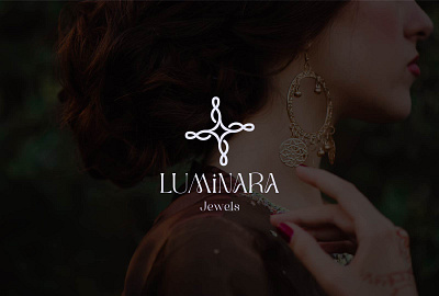 Luminara Jewels - Logo and Brand Identity brand identity graphic design jewelry lluxury logo design luxury jewelry visual identity