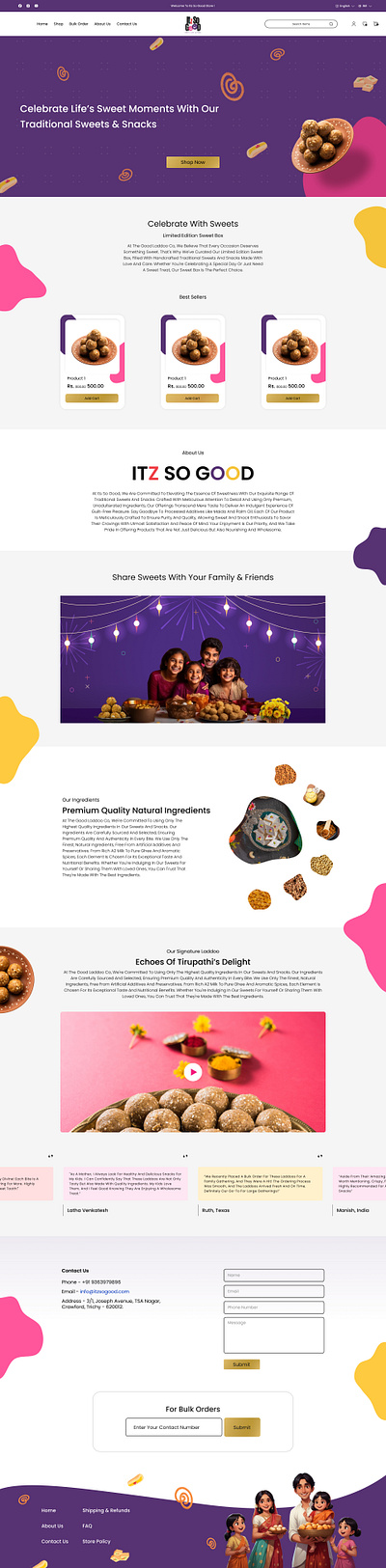 Organic made sweets - E commerce website branding design designer portfolio illustration logo portfolio ui ui inspirations ui ux design uiux