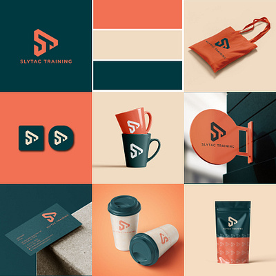 ST logo design business card corporate creative design elegant illustration logo logo design minimalist modern st logo ui