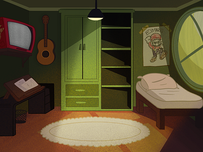 Animation Background: Flip animation game illustration