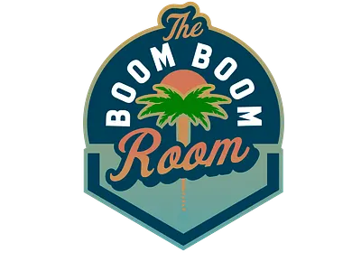 The Boom Boom Room baseball beach enotsdesign logo sports