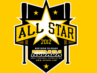 All Star baseball enotsdesign logo sports