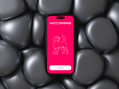 Woofers - Branding app branding dog graphic design logo ui