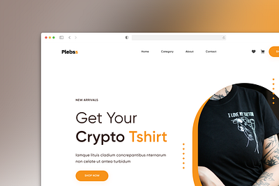 Crypto Online Store Shirts Design branding crypto ecommercedesign onlinestore tshirtdesign ui ux web design