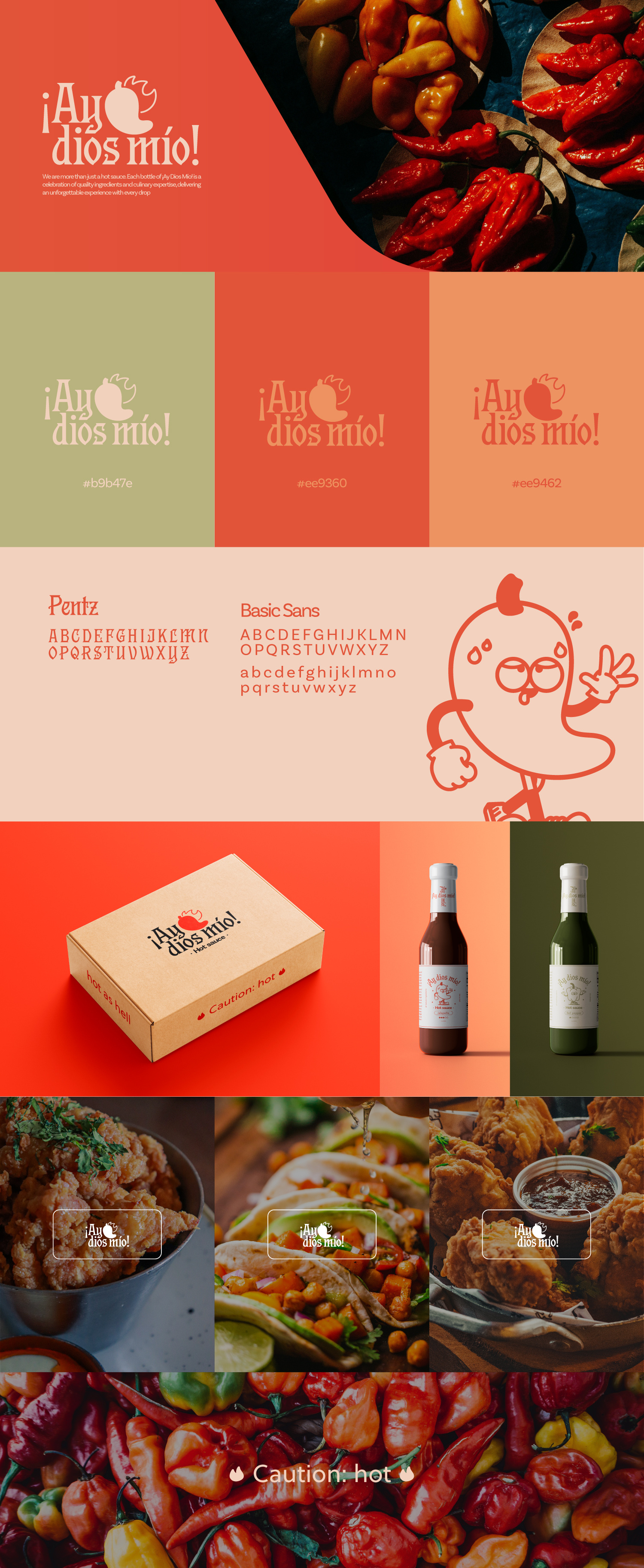 ¡Ay Dios Mío! - Brand Concept brand concept branding designer graphic design illustration illustrator logo mockups typography vector