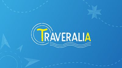 Traveralia Brand Design 3d branding graphic design logo poster design