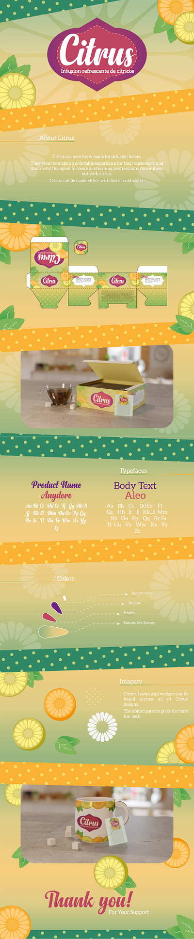 Citrus Tea Box Design 3d design graphic design packaging