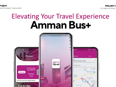 Amman Bus+ - Graduation Project branding graphic design ui