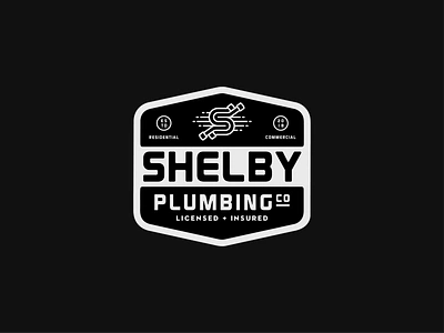 Shelby Plumbing Co. Logo Design branding design graphic design logo logoidentity vector