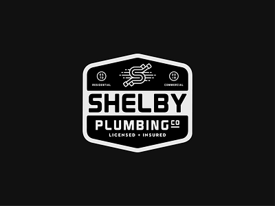 Shelby Plumbing Co. Logo Design branding design graphic design logo logoidentity vector