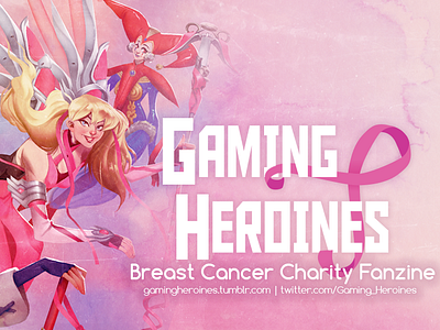 Gaming Heroines Fanzine design fanzine graphic design layout