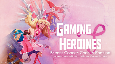 Gaming Heroines Fanzine design fanzine graphic design layout