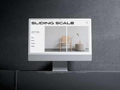 Sliding Scale Website brand design branding design ecomm design experience design home page design landing landing page landing page design site site design ui user experience design ux web web design website website design