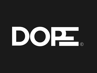 A DOPE LOGO branding design dope graphic design logo