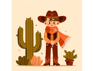 National Day of the Cowboy Illustration america animal bandana boot boy cactus celebration commemorate cowboy culture day hat horse icon lifestyle national tradition traditional west wild
