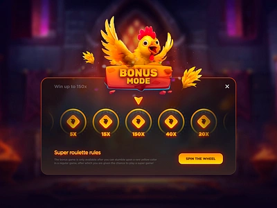 Bonus Mode - Roulette bonus mode casino casino online casino roulette casino wheel chicken chicken roulette chicken wheel crypto wheel gambling gambling roulette game interface game roulette game ui game web design game window roulette roulette design slots game wheel