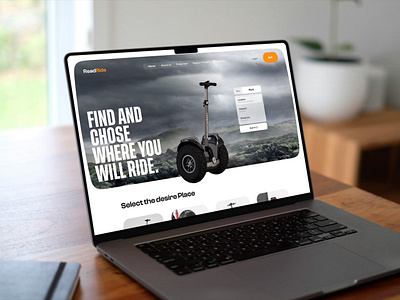 E-Scooter Website Landing Page UI Design branding car design car rental car wash electric scooter electric scooter design figma graphic design landing page landing page design logo ui ui design uiux ux design web design website design