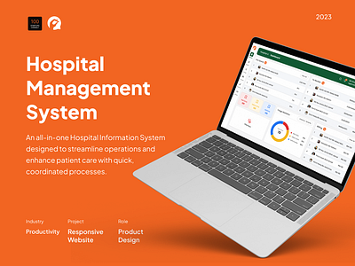 Hospital Management System design his hospital management system ui ui design web app web design