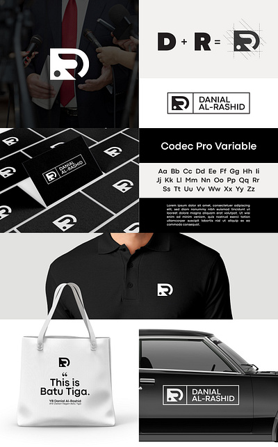Personal Branding (Danial Al-Rashid) branding graphic design logo