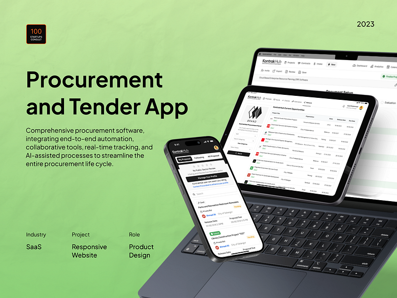 Procurement and Tender App application procurement procurement and tender app tender ui ui design web app web design