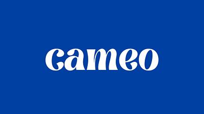 CAMEO | Branding & Visual Identity branddesigner branding design graphic design illustration illustrator logo ui ux vector