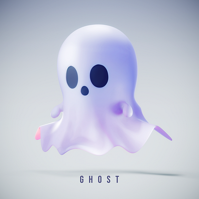 Ghost 3d blender c4d character eevee ghost ip modeling octane render rendering