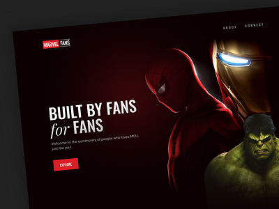 Interactive MCU theme concept design animation blackpanther deadpool designinspiration hulk ironman landingpagedesign marvel marvelcinematicuniverse marvellandingpage mcu responsivedesign spiderman superherodesign thor trendydesign uiux userexperience userinterface webdesign