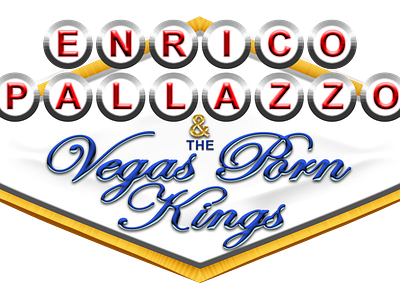 Enrico Pallazzo & the Vegas Porn Kings, band logo circa 2010. band logo branding digital art enrico pallazzo graphic art graphic design illustration music vegas
