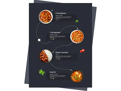 심플한 카페 메뉴 디자인; Simple Cafe Menu Design 3d animation cafe design graphic design logo menu motion graphics ui web