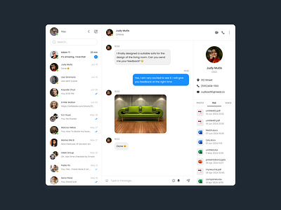 ChatBox (Light Mode) app design chat chatbox concept messagebox ui uidesign visualdesign webdesign