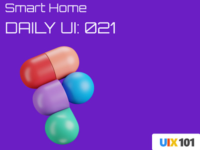 Daily UI: #021 | Smart Home Dashboard | #UIX101 021 dailyui dashboard design figma home monitoring smart home ui design uiux uix101 user experience user interface