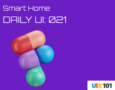 Daily UI: #021 | Smart Home Dashboard | #UIX101 021 dailyui dashboard design figma home monitoring smart home ui design uiux uix101 user experience user interface