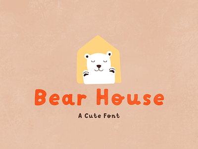 Bear House- Handwritten font by EGAFontStudio children book fonts children fonts handwriting font handwritten font kids fonts playful children font typography