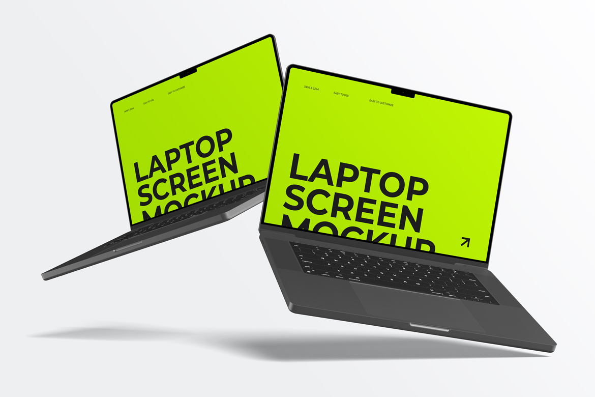6 Laptop Screen Mockups app screen brand branding company corporate design developers interface laptop mockup macbook mockup mockup presentation screen template ui web web mockup website website mockup