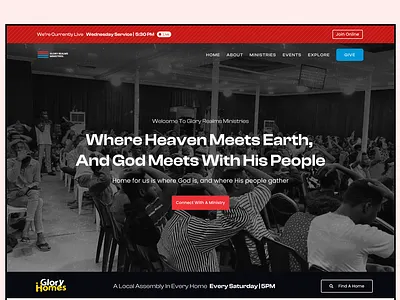 Church Website app branding design illustration logo minimal ui ux web website