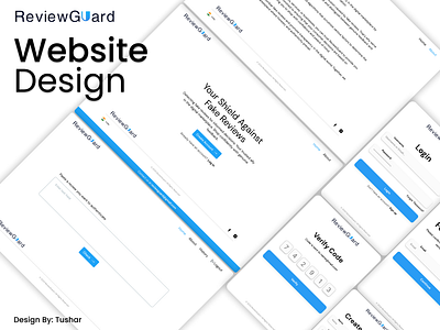 ReviewGuard Website Design design graphic design machinelearning minimal ui userexperience ux web website