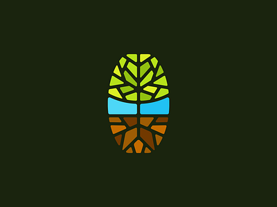 Mosaic tree brand branding design elegant graphic design illustration logo logo design logo designer logodesign logodesigner logotype mark modern mosaic nature stained glass tree