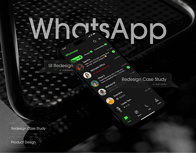 WhatsApp Redesign Case Study animation app branding design graphic design illustration logo motion graphics typography ui ux vector