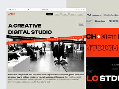 Apolo Studio - Agency Website 2024 agency agency design agency landing page agency studio agency website agency wordpres bento grid creative creative agency design design website graphic design photographer portfolio studio studio website website website agency website sass