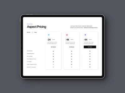 UX, Layout Design Wireframe for a Pricing Table layoutdesign pricingtable uxdesign webdesign wireframe