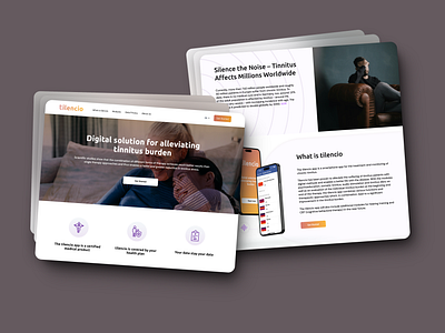 UX, UI Web Design and Development for Tilencio tilencio uidesign userexperience uxdesign webdevelopment