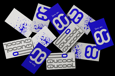 Qucool | Brand Identity app brand branding businesscard clothing design fashion graphic design logo logomaker logotype polygraphy print shop typography vector