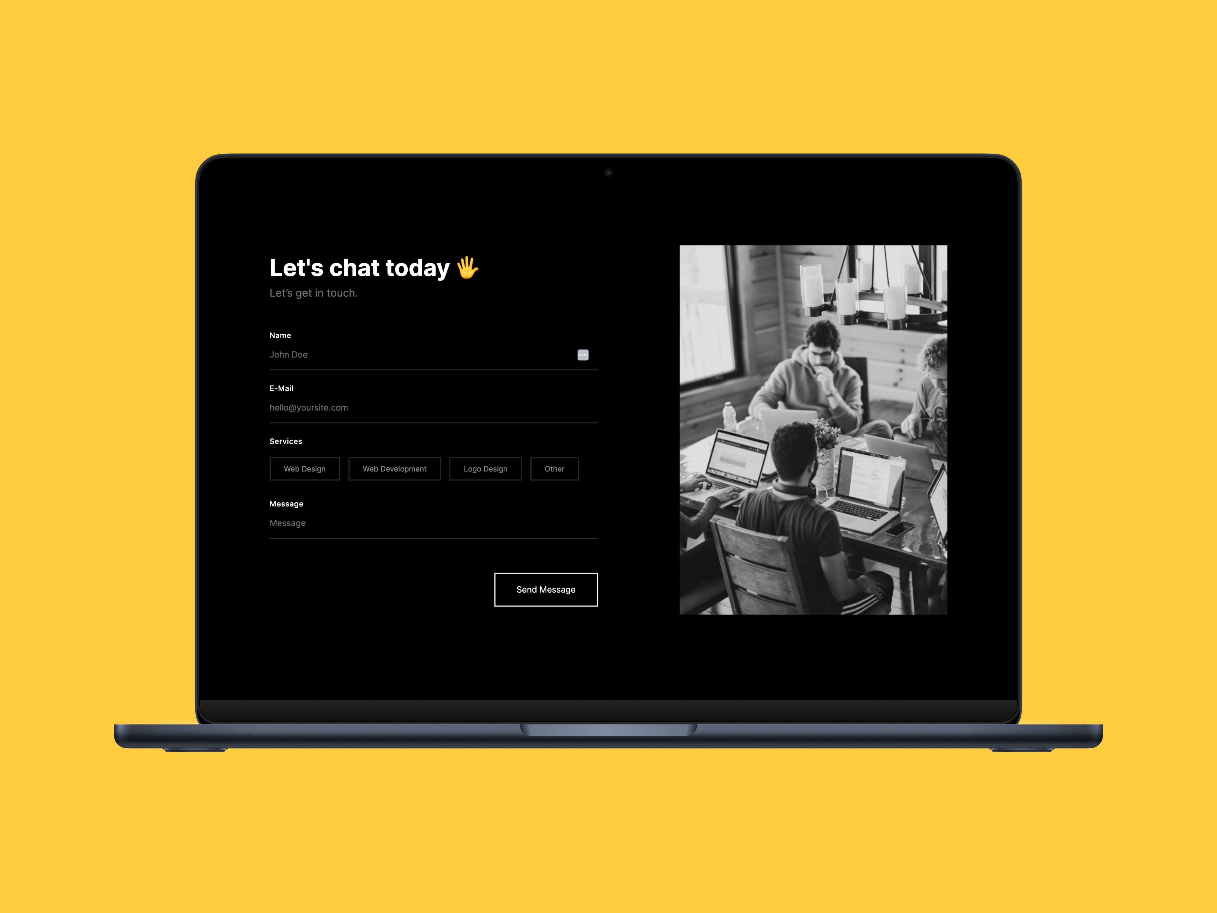 Example of Landing Page + Webflow Development