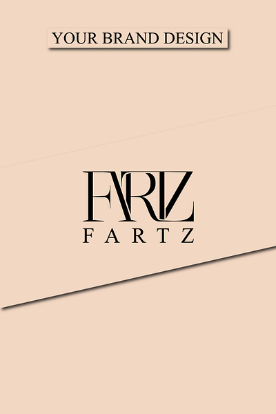 FARTZ clothing brand logo brand design brand identity brand logo business logo design fartz monogram logo frtz clothing logo frtz initial logo letter logo minimalist logo monogram logo