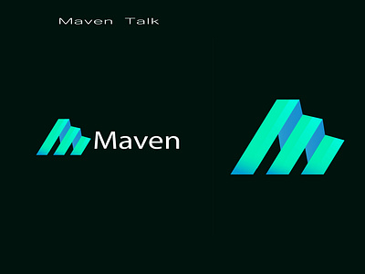 Maven,M Letter Logo Design 3d animation artificial branding gfxnahid99 graphic design logo logocollection logoinspiration m m letter m letter logo maven motion graphics saas science techno technology ui