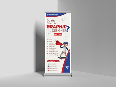 Roll UP Standee Design branding roll up standee design by:
