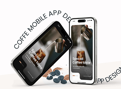 Coffee Mobile App Design | UX/UI design email design graphic design ui ui design user experience user interface ux