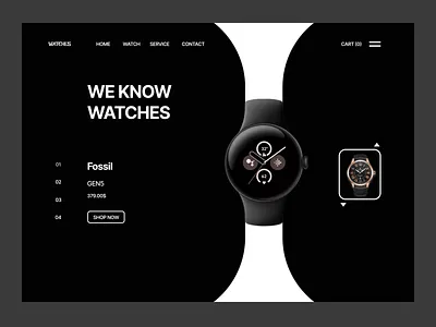 Watches - Ecommerce Landing Page clean ecommerce ecommerce design ecommerce website homepage landing page nayeem online store product shopping store shop ui watch web web design website website design