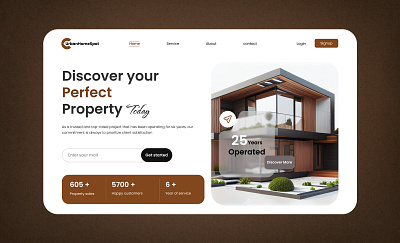 Discover Your Dream Home with Us ui